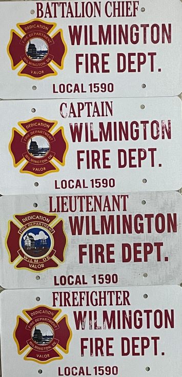 WFD License Plates