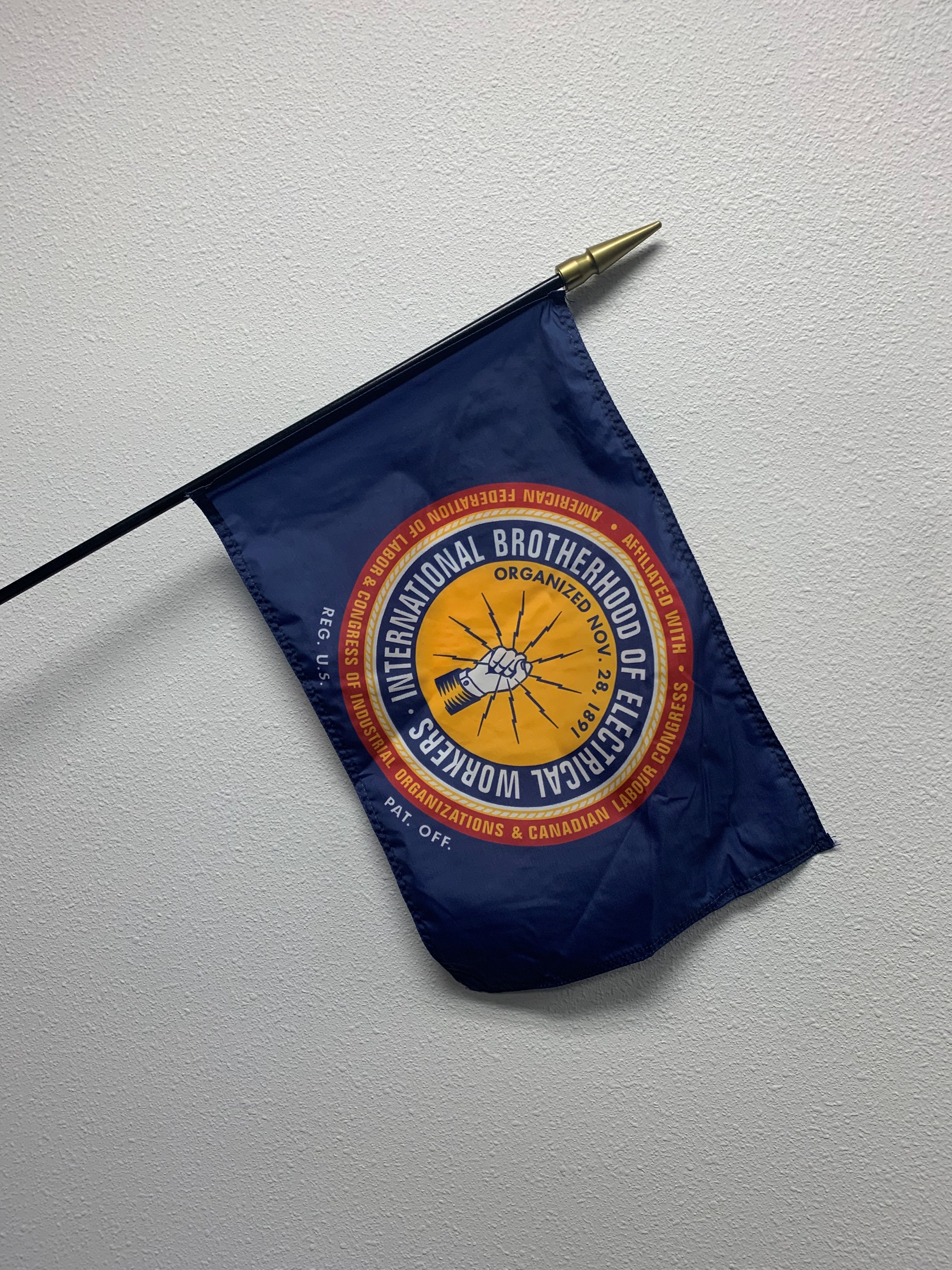 18 inch IBEW Flag