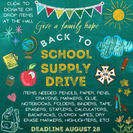 Back to School Drive 2023
