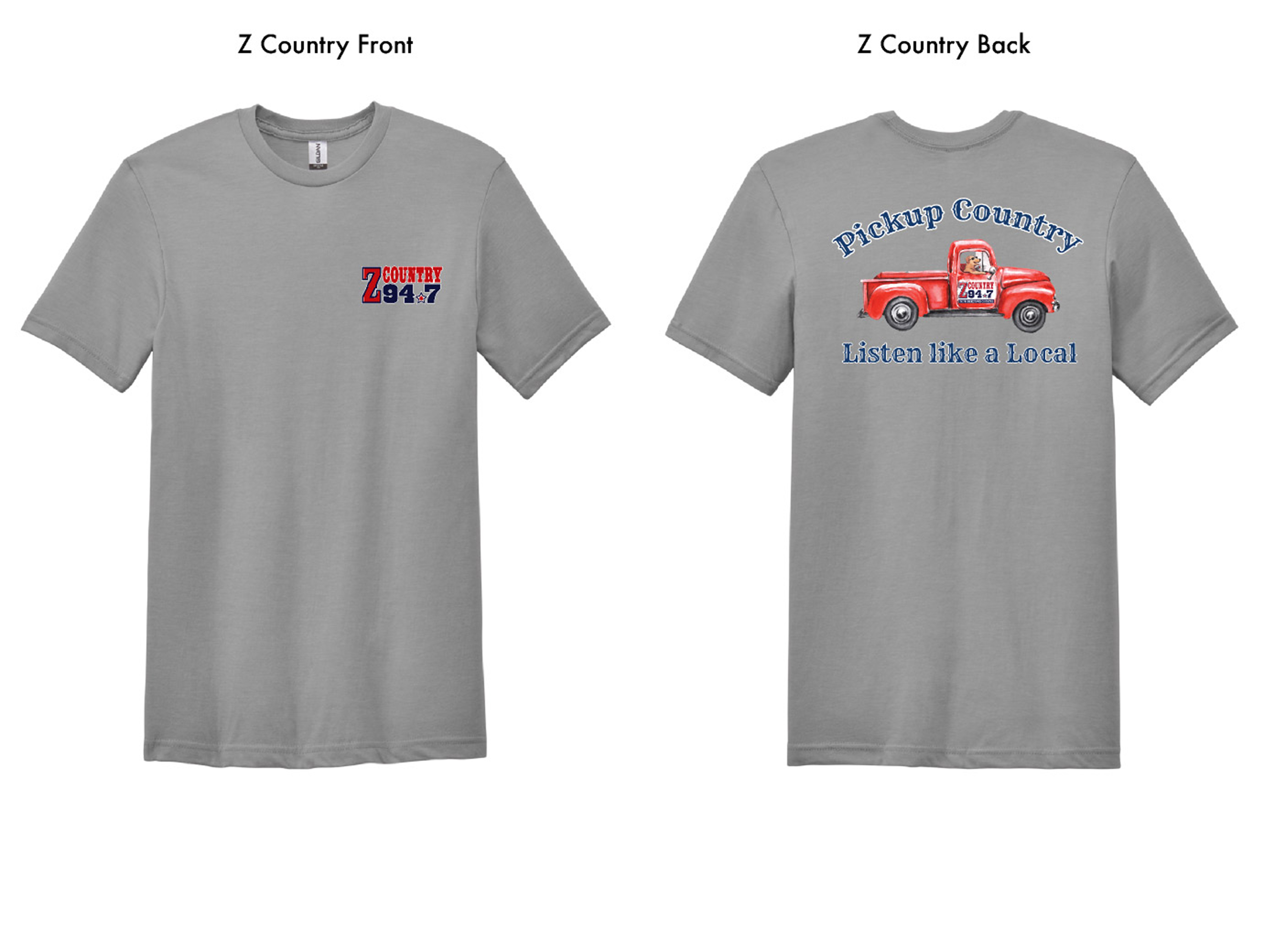 ZCountry947 "Hometown Country" T-Shirt