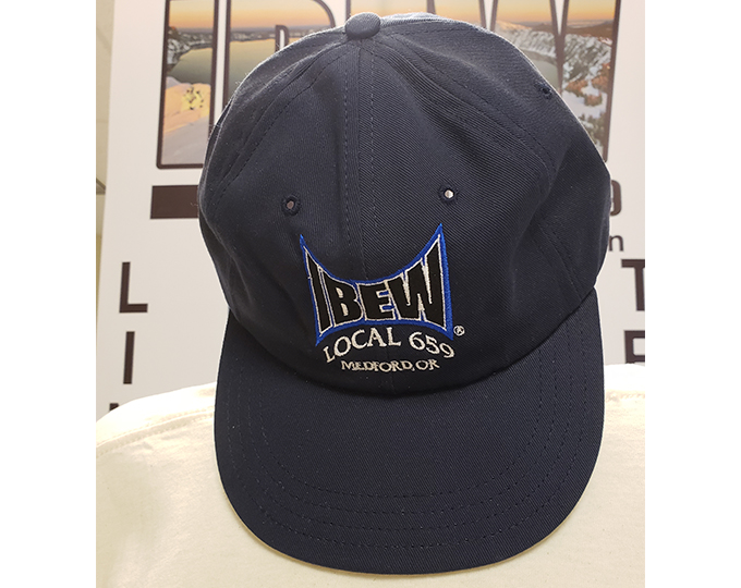 Embroidered IBEW 659 Hat - Blue