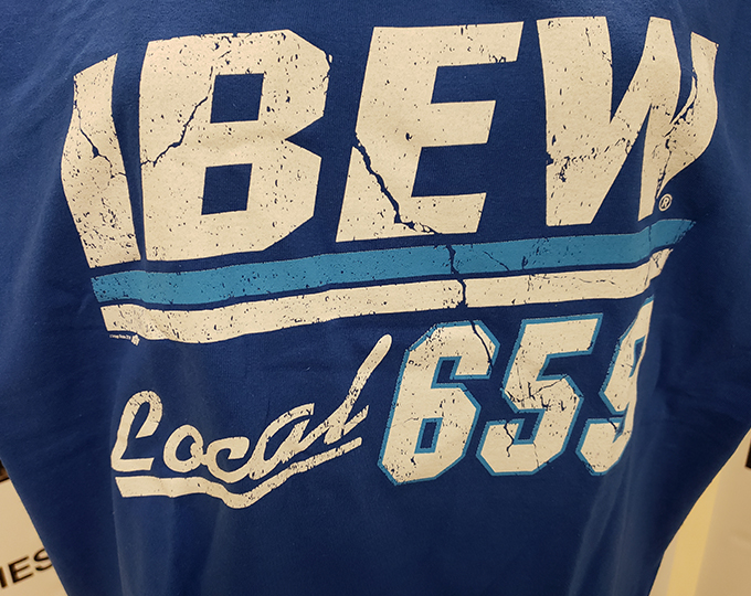 IBEW Local 659 T-Shirt - Blue