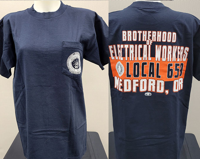 Brotherhood of Electrical Workers T-Shirt – Navy (Men’s)