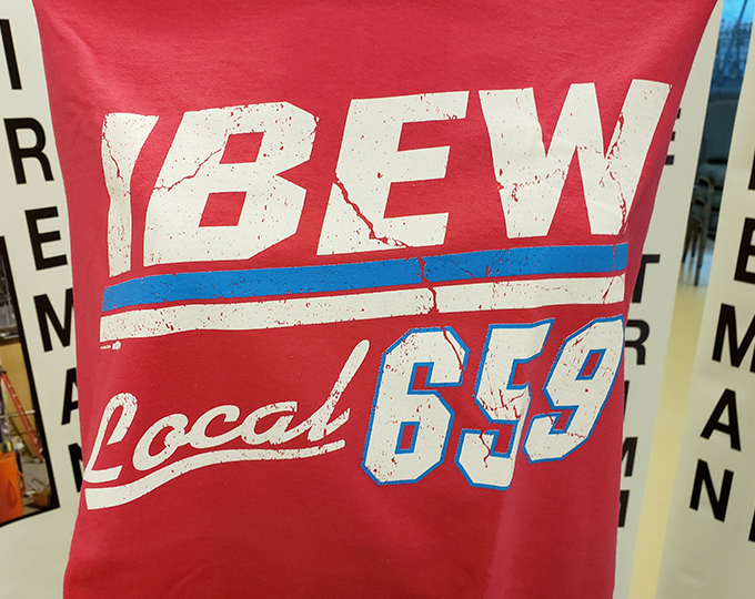 IBEW Local 659 T-Shirt - Pink
