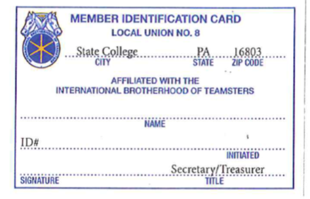 Replacement Member ID Card