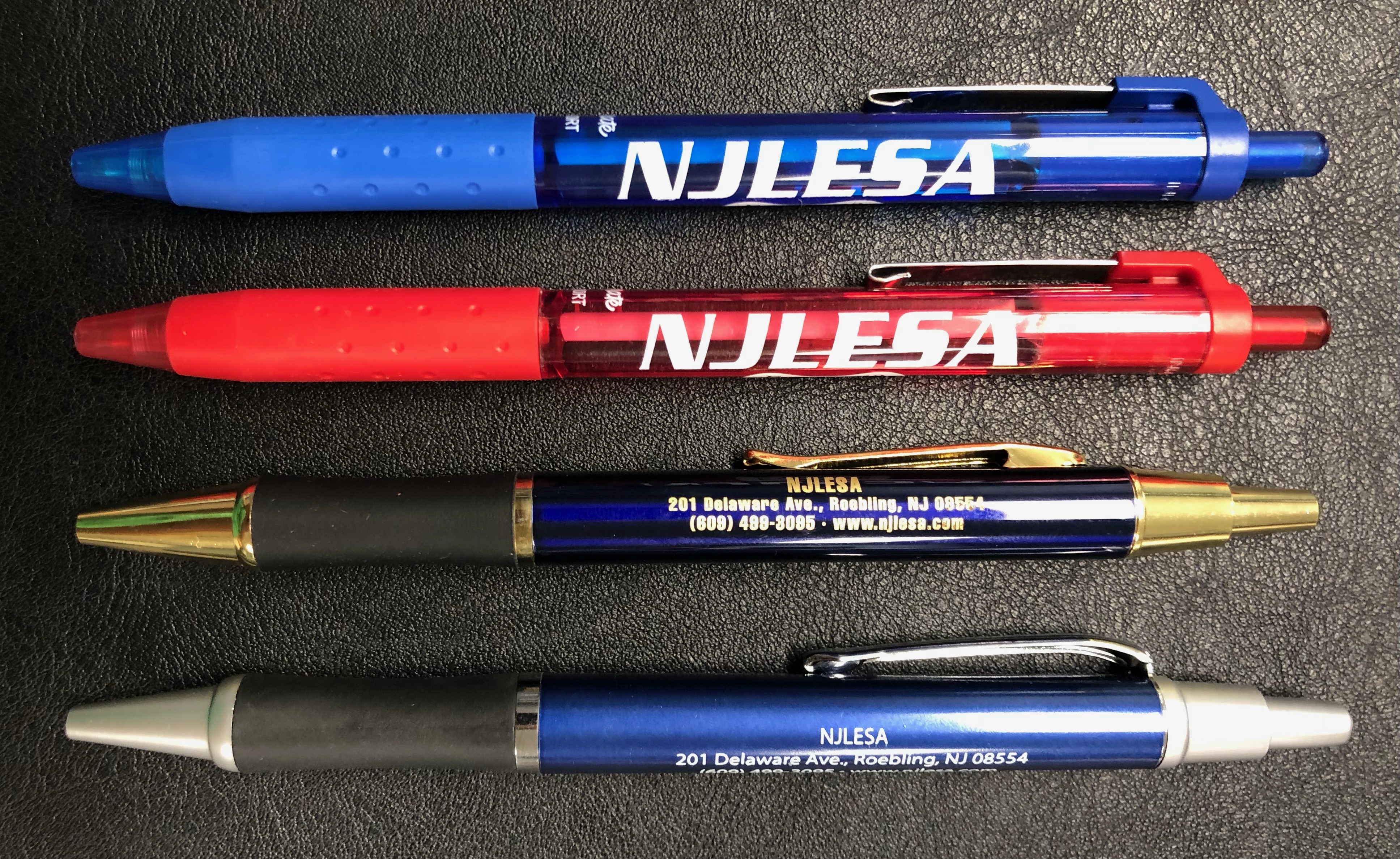 Pack of 4 Assorted NJLESA Pens