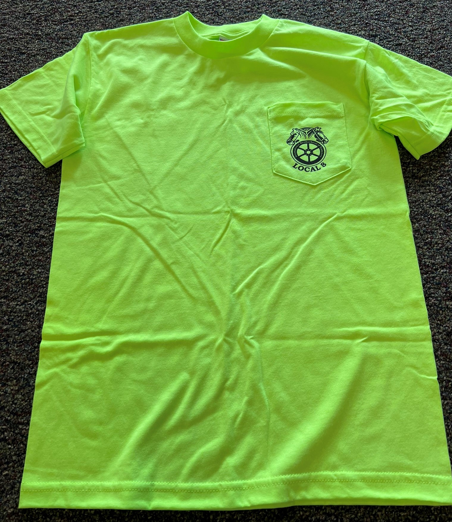 Safety Green Pocket T-shirt